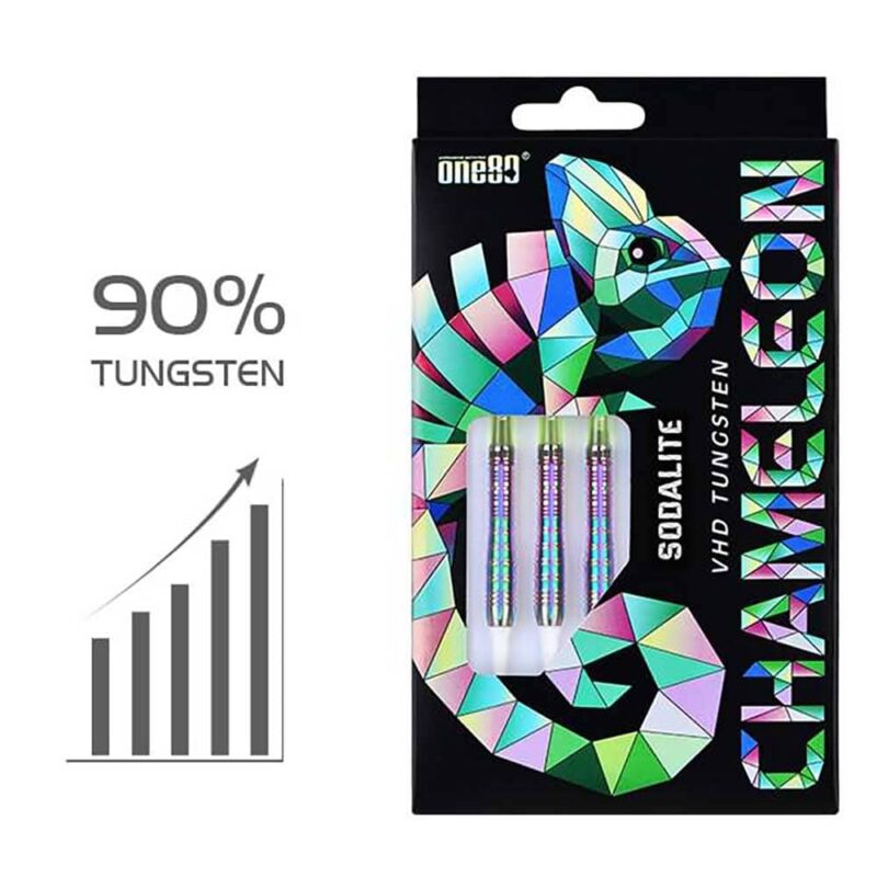 Billaresbalsalobre Dardos One80 Chameleon Sodalite Soft 21gr 90% 9357 - Imagen 4
