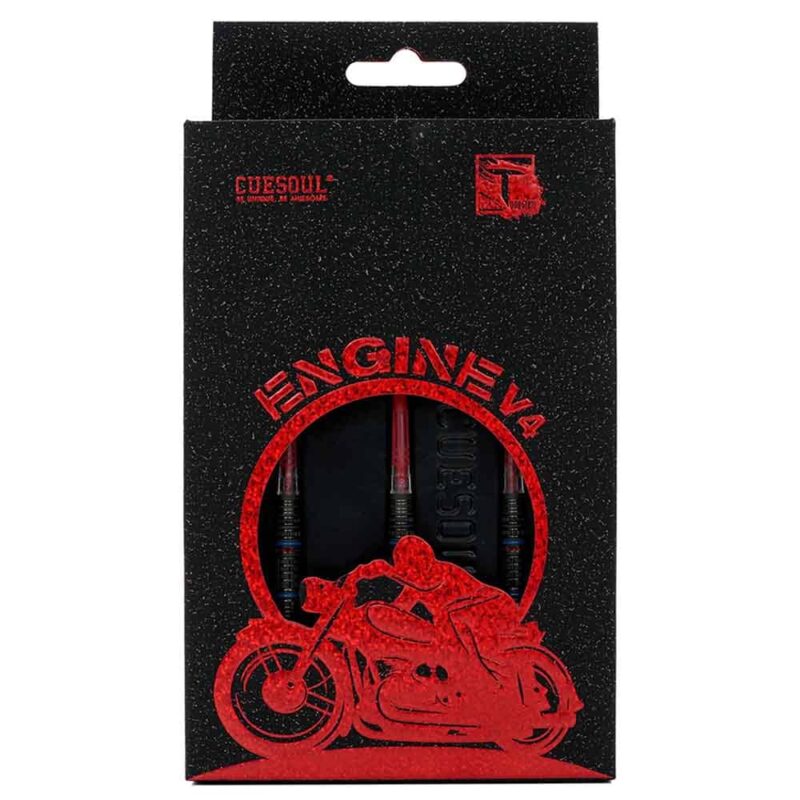 Billaresbalsalobre Dardos Cuesoul Engine V4 Red Hope Steel tip 90% 21g CSOP-90Y21K22 - Imagen 2