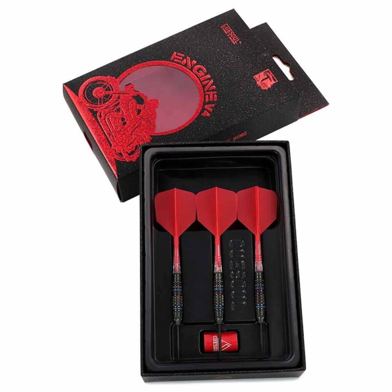 Billaresbalsalobre Dardos Cuesoul Engine V4 Red Hope Steel tip 90% 21g CSOP-90Y21K22 - Imagen 4