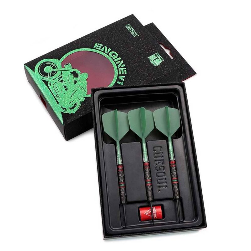Billaresbalsalobre Dardos Cuesoul Engine V1 Green Hope Steel tip 90% 23g CSOP-90Y23K19 - Imagen 4