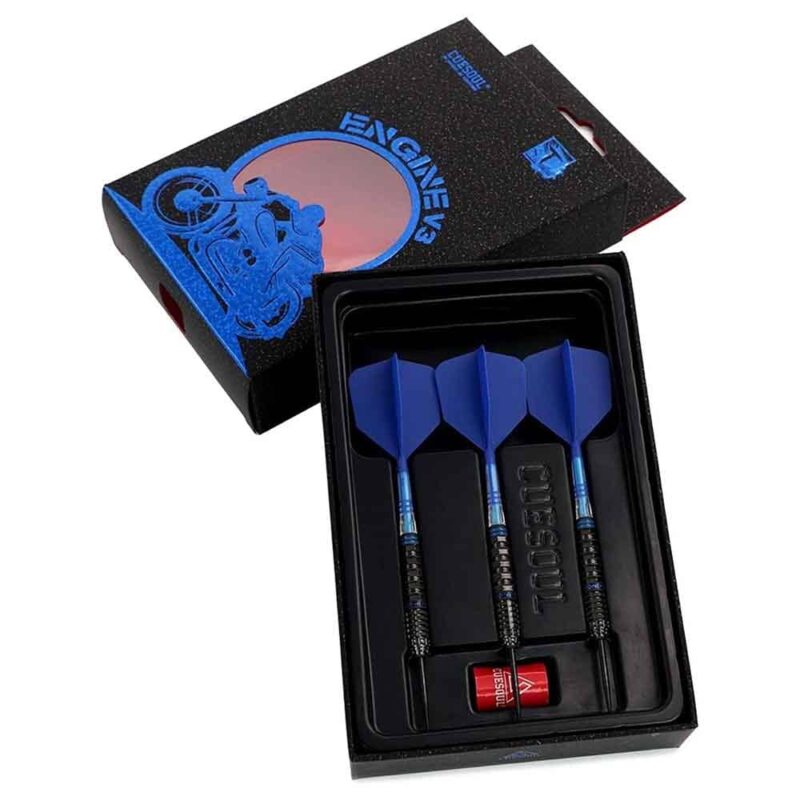 Billaresbalsalobre Dardos Cuesoul Engine V3 Blue Hope Steel tip 90% 22g CSOP-90Y22K21 - Imagen 2