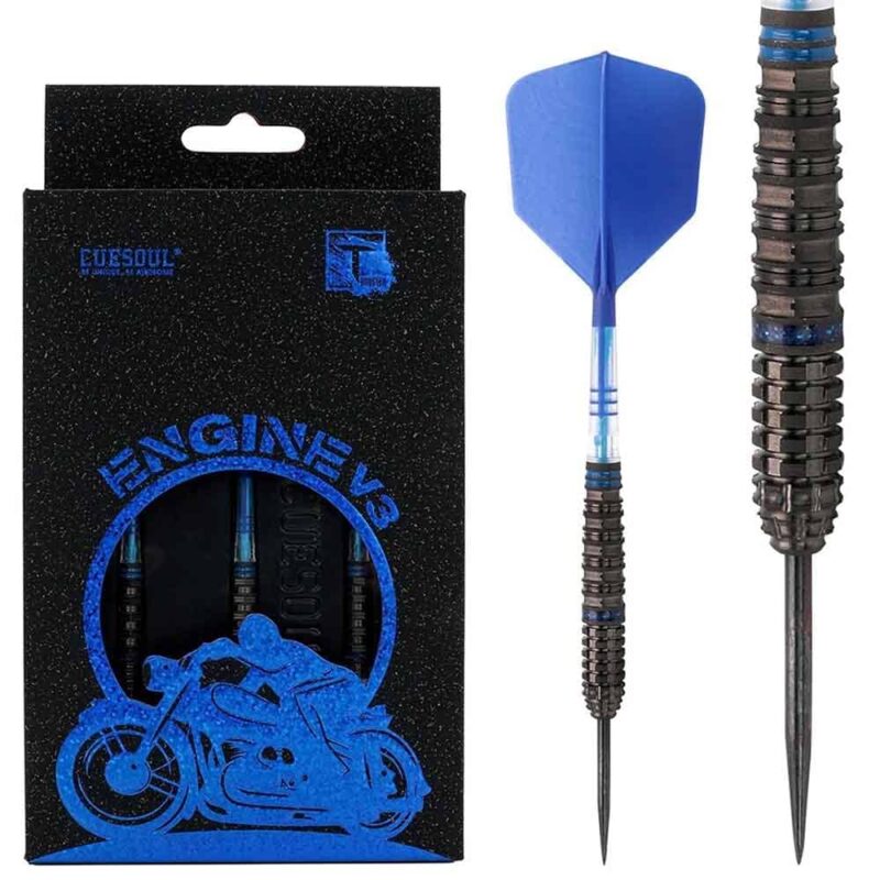 Billaresbalsalobre Dardos Cuesoul Engine V3 Blue Hope Steel tip 90% 22g CSOP-90Y22K21