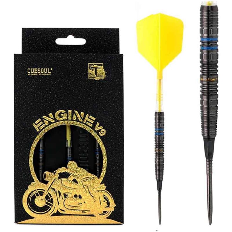 Billaresbalsalobre Dardos Cuesoul Engine V9 Gold Hope Soft tip Steel Tip 90% 20g CSOP-90M18K27