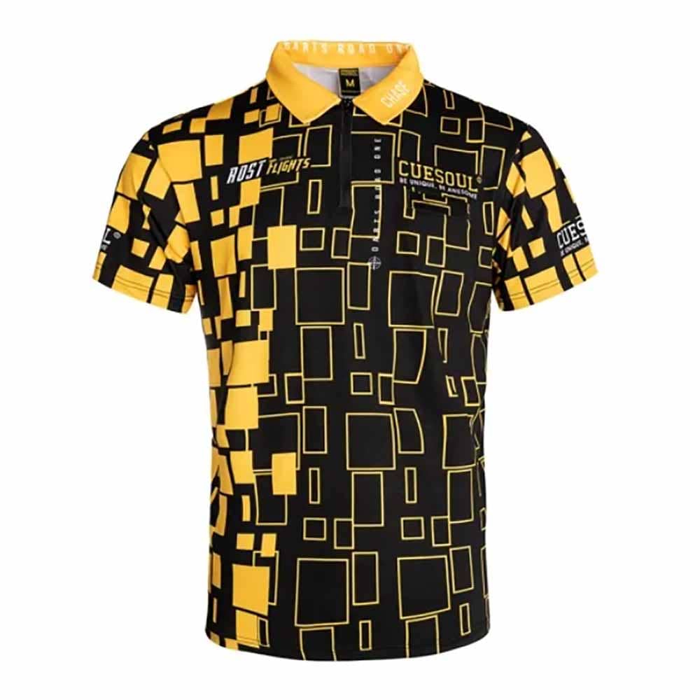 Billaresbalsalobre Camiseta Cuesoul L Darts Road One Yellow CSDS-PL-9-L