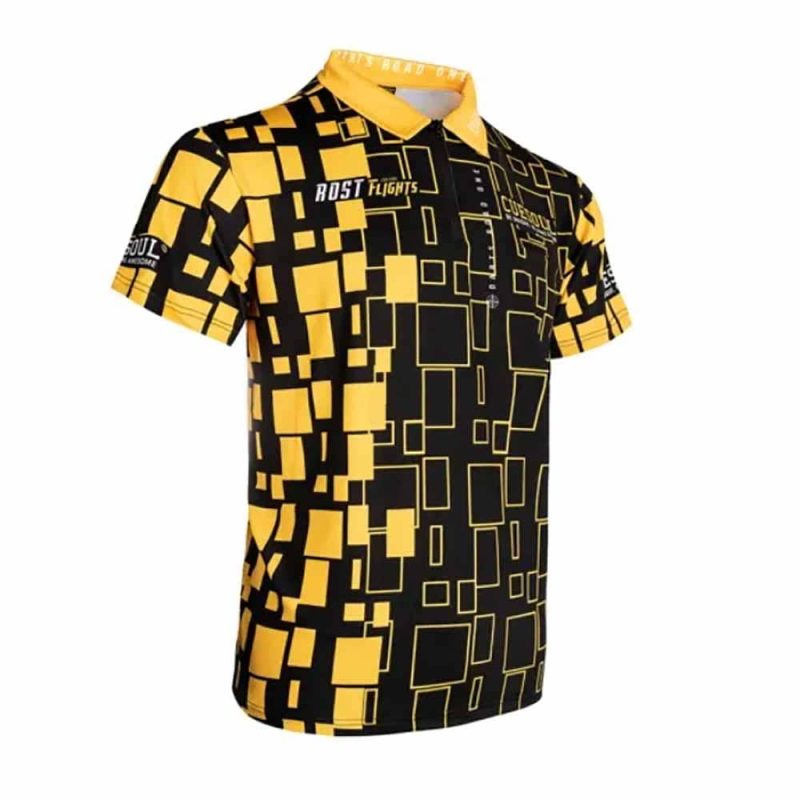 Billaresbalsalobre Camiseta Cuesoul XL Darts Road One Yellow CSDS-PL-9-XL - Imagen 2