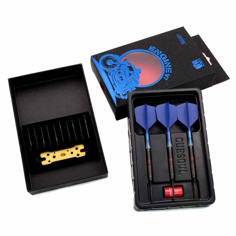 Billaresbalsalobre Dardos Cuesoul Engine V7 Blue Hope Soft tip Steel Tip 90% 19g CSOP-90M19K25 - Imagen 3