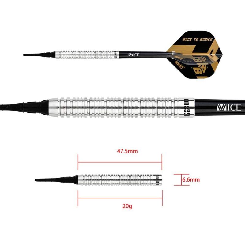 Billaresbalsalobre Dardos One80 Back To Basic JLS 20gr 9214 - Imagen 5
