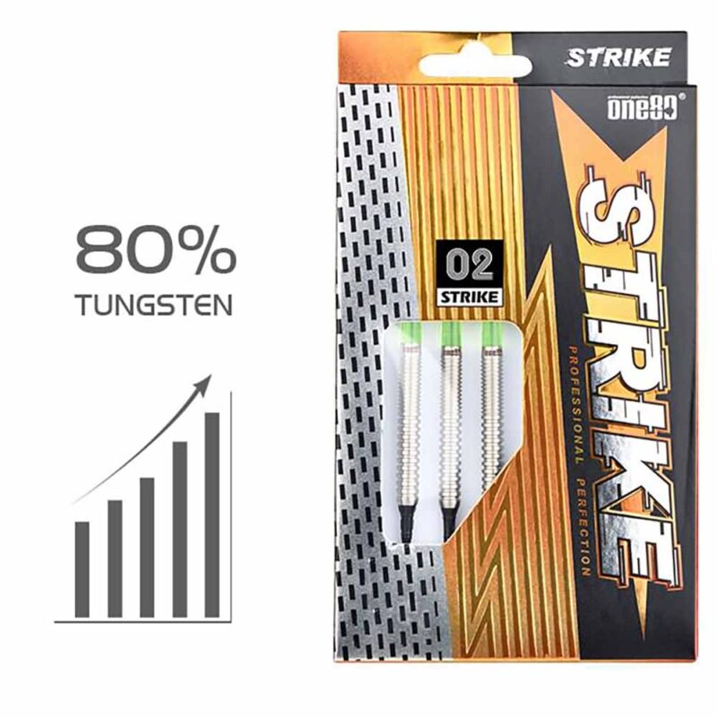 Billaresbalsalobre Dardos One80 Strike 02 16gr 80% 7703 - Imagen 4