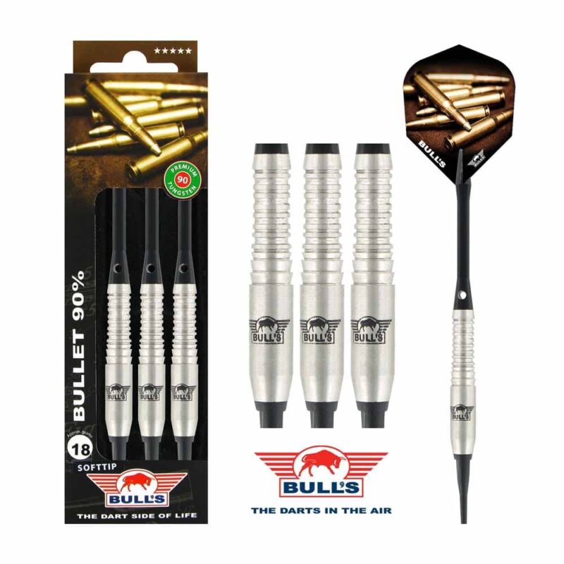 Billaresbalsalobre Dardos Bulls Darts DE Bullet 18g 90% - Imagen 4