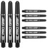 Billaresbalsalobre Cañas Target Pro Grip Shaft Medium 3 sets Negro (48mm) 380233