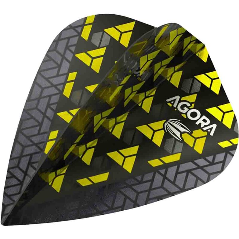 Billaresbalsalobre Plumas Target Darts Agora Ultra Ghost + Yellow Kite 332540 - Imagen 2
