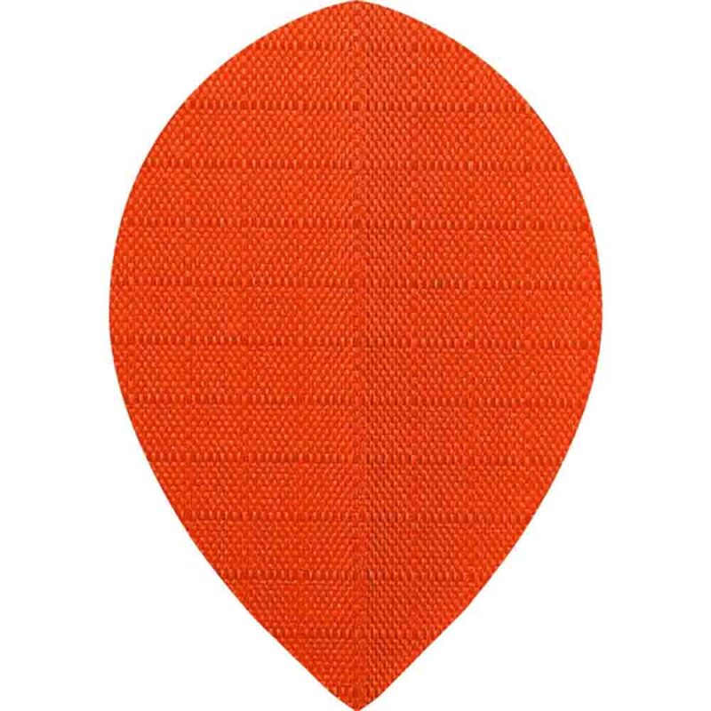 Billaresbalsalobre Plumas Tela Oval Naranja