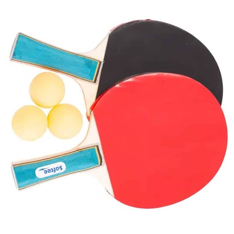 Billaresbalsalobre Lote 2 Pala Ping Pong + 3 pelots Softee Eqsi 70013 - Imagen 2