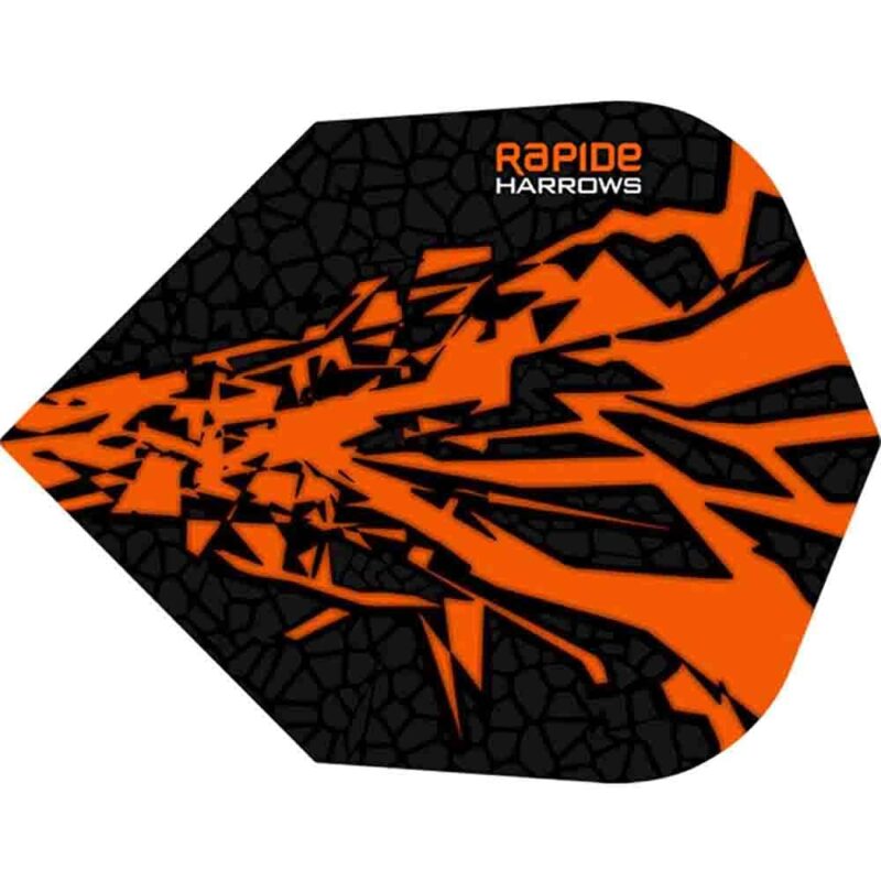 Billaresbalsalobre Plumas Harrows Darts Rapide Standard Naranja Negra F2592 - Imagen 3