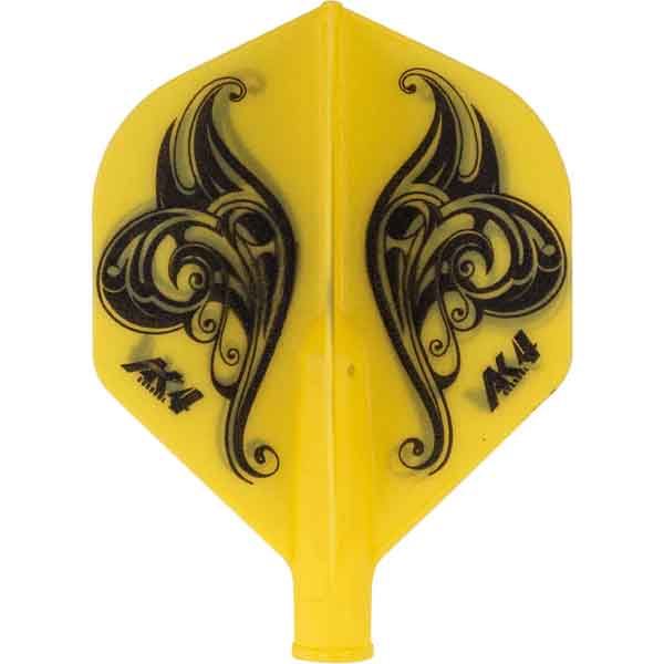 Billaresbalsalobre Plumas Flights Darts Cuesoul Tero AK4  Flower Yellow