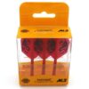 Billaresbalsalobre Plumas Cuesoul Flights AK5 Shape L Roja Dragon Pattern - Imagen 2