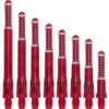 Billaresbalsalobre Cañas Shaft Cuesoul Tero Flights Red D 37mm AK7 - Imagen 2