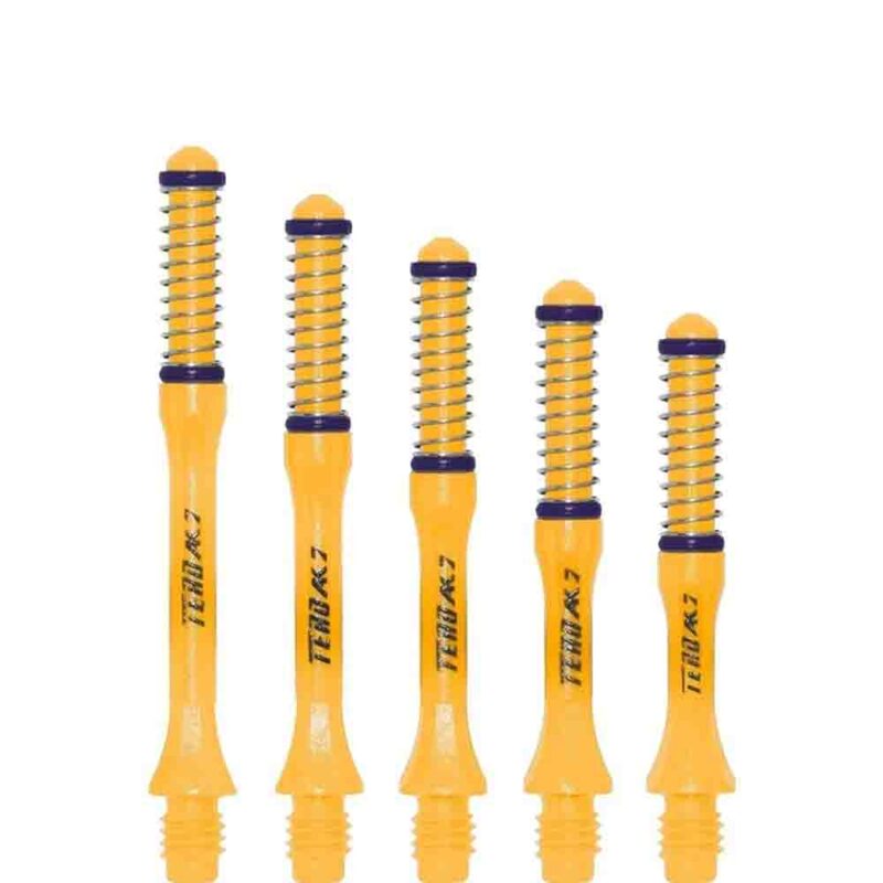 Billaresbalsalobre Cañas Shaft Cuesoul Tero Flights Yellow Slim D 37mm  AK7 - Imagen 2