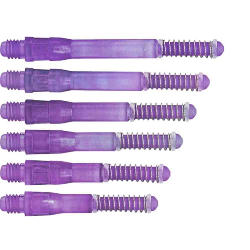 Billaresbalsalobre Cañas Shaft Cuesoul Tero Flights Gradation Purple C 34mm AK7 - Imagen 2