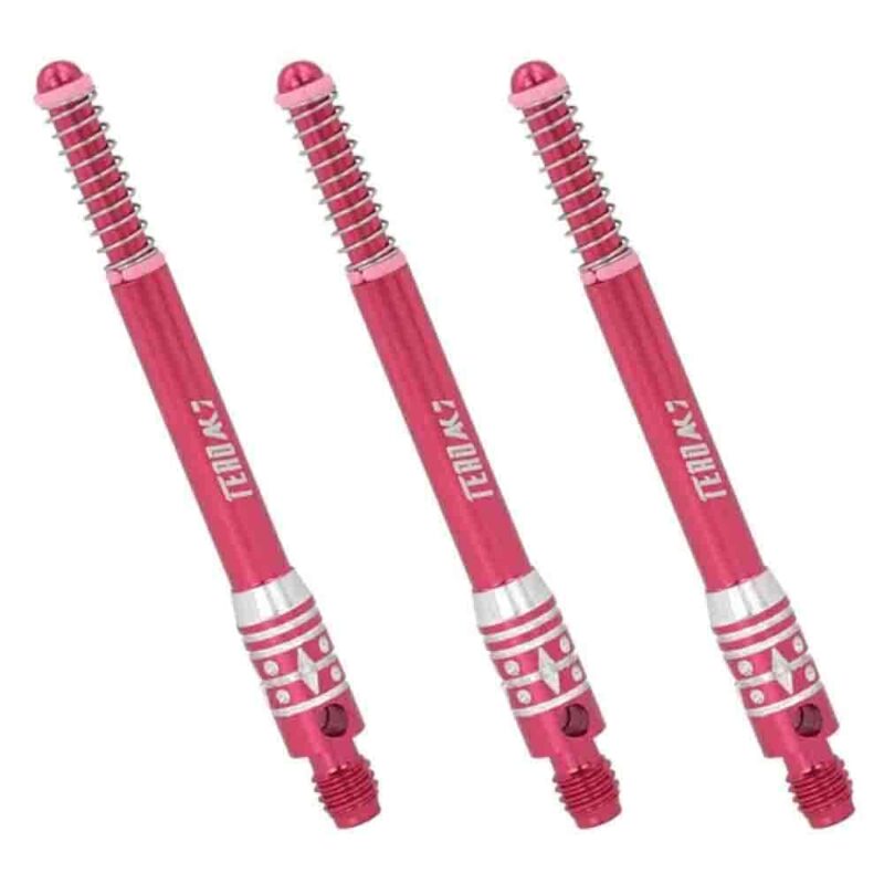 Billaresbalsalobre Cañas Shaft Cuesoul Tero Flights Aluminum Red D 37mm - Imagen 2