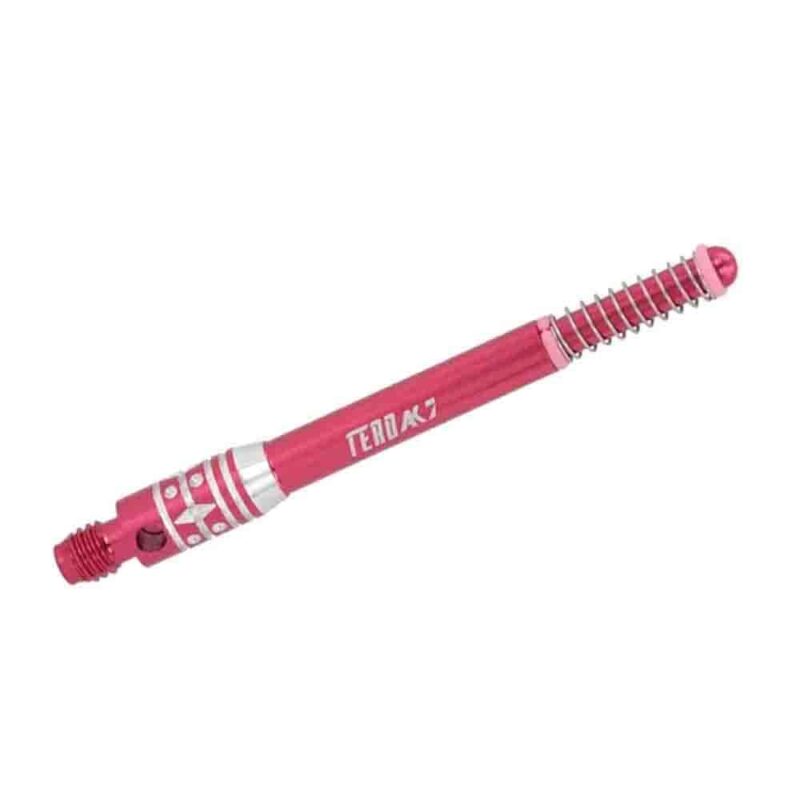 Billaresbalsalobre Cañas Shaft Cuesoul Tero Flights Aluminum Red F 43.5mm