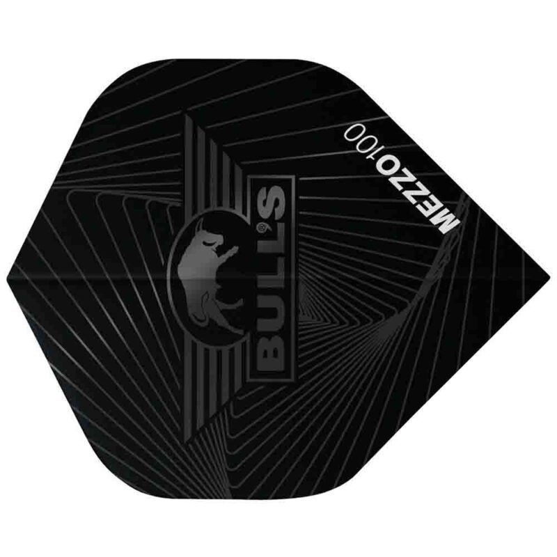 Billaresbalsalobre Plumas Bulls Darts Mezzo 100 No2 Standard Negro  50971 - Imagen 2