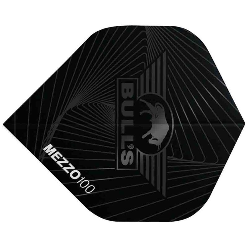Billaresbalsalobre Plumas Bulls Darts Mezzo 100 No2 Standard Negro  50971 - Imagen 3