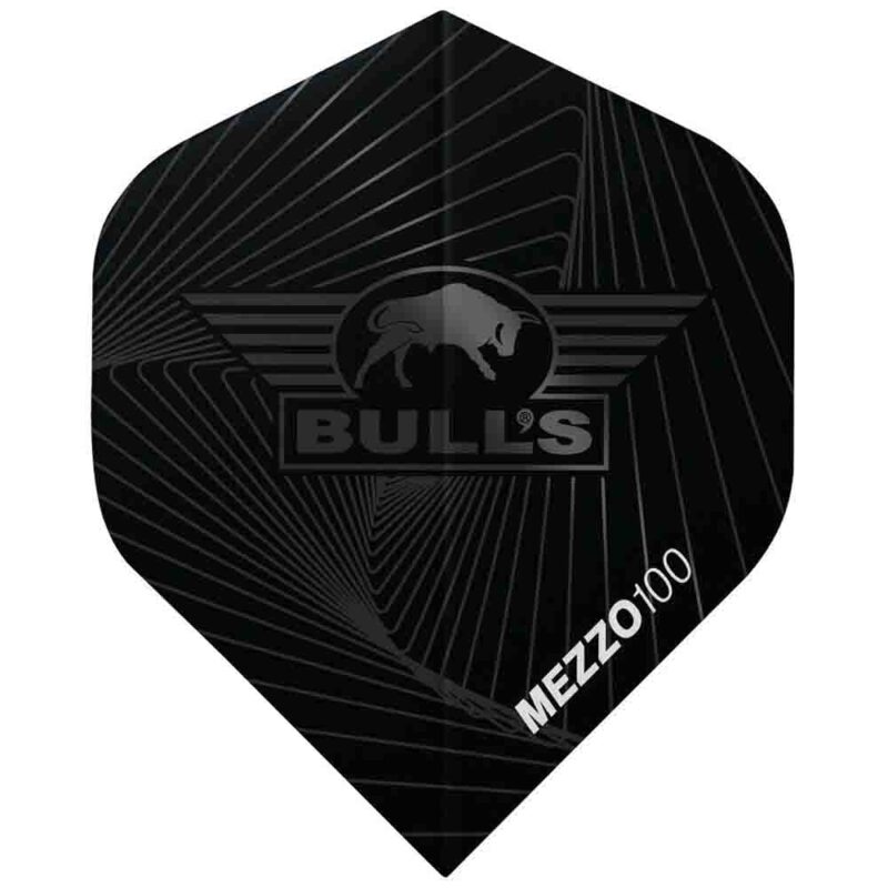Billaresbalsalobre Plumas Bulls Darts Mezzo 100 No2 Standard Negro  50971