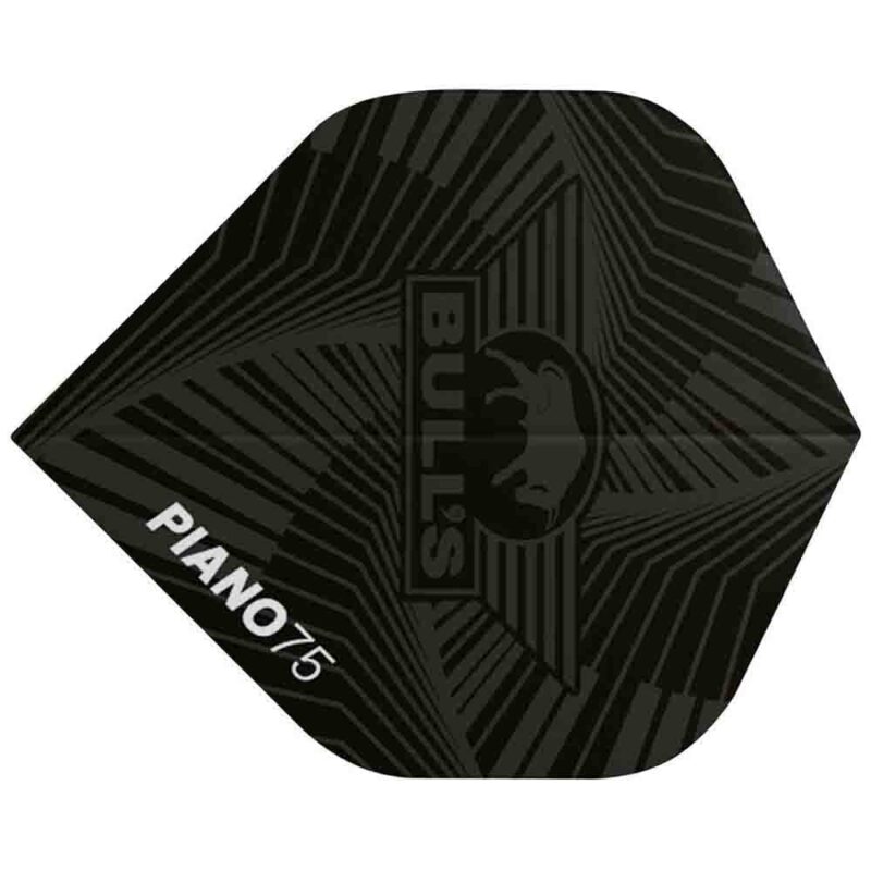 Billaresbalsalobre Plumas Bulls Darts Piano 75 No2 Standard Negro BU-50987 - Imagen 3