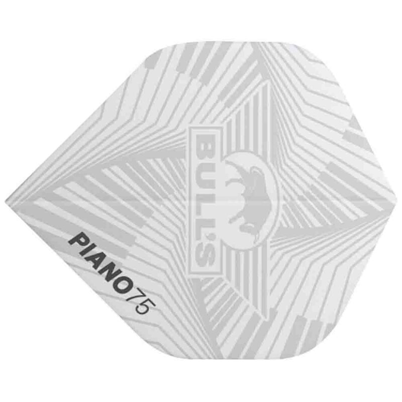 Billaresbalsalobre Plumas Bulls Darts Piano 75 No2 Standard Blanco 5 Packs BU-50993 - Imagen 2