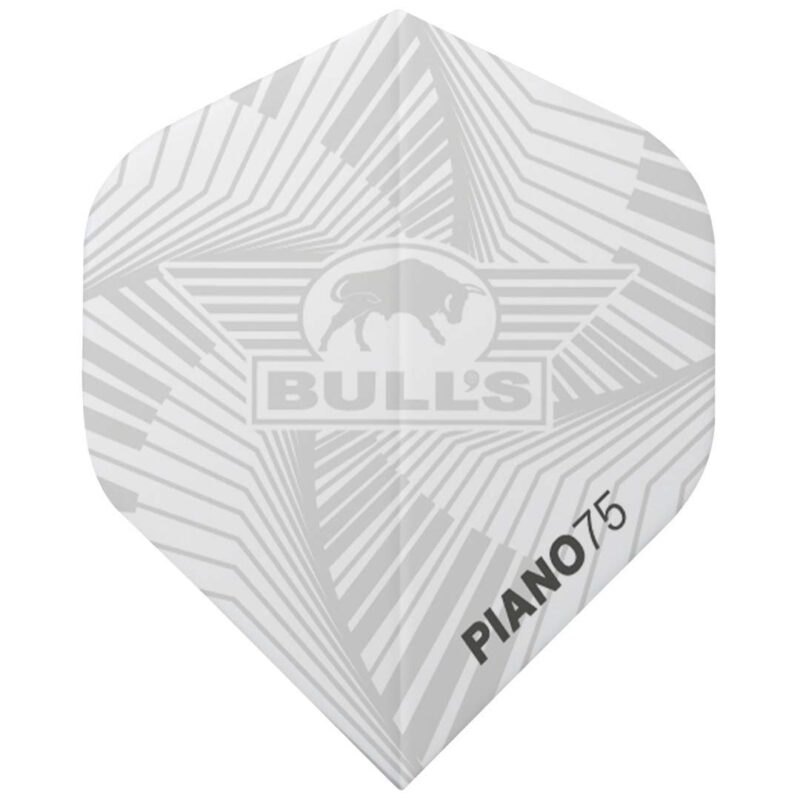 Billaresbalsalobre Plumas Bulls Darts Piano 75 No2 Standard Blanco 5 Packs BU-50993 - Imagen 3