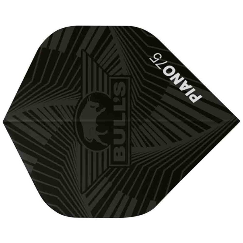 Billaresbalsalobre Plumas Bulls Darts Piano 75 No2 Standard Negro 5 Packs BU-50994 - Imagen 3