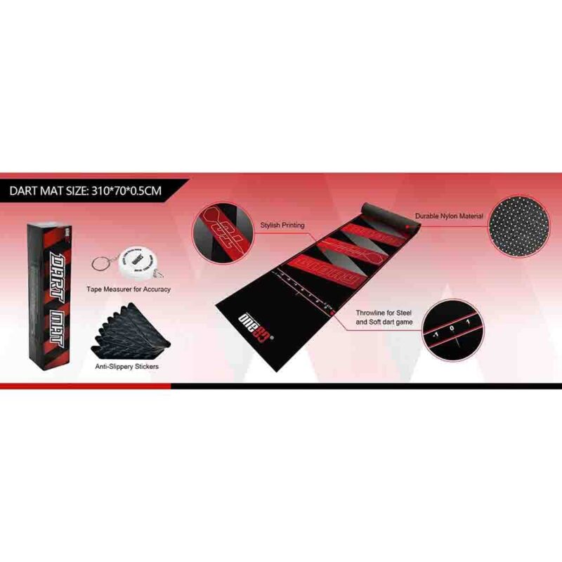 Billaresbalsalobre Protector Suelo One80 Poly Darts Mat Glory 3309. - Imagen 3