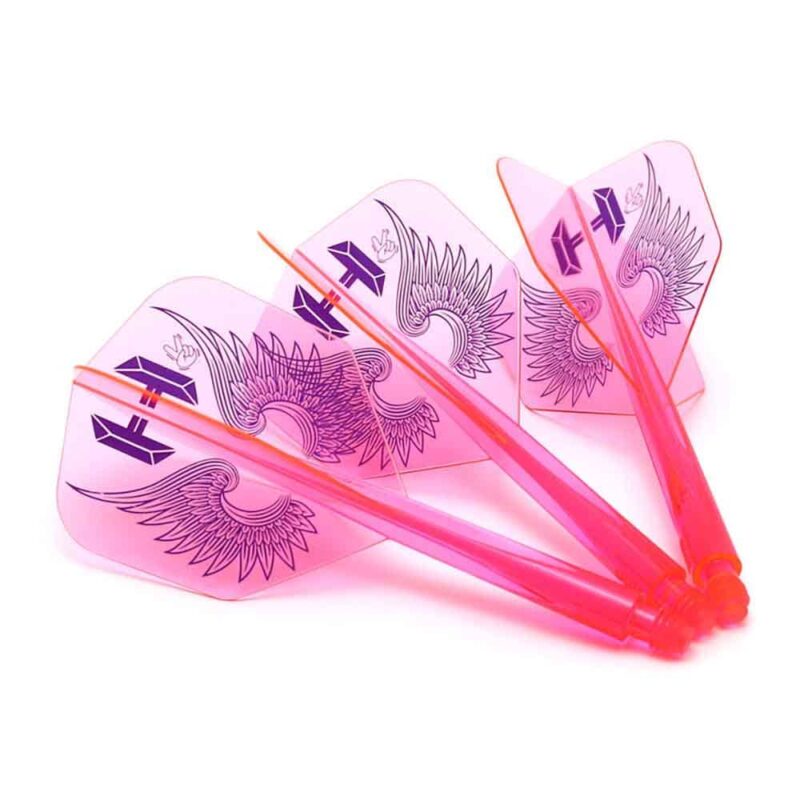 Billaresbalsalobre Plumas Condor Axe Flap Wings Rosa Neon Shape S 21.5m 3 Uds. - Imagen 2