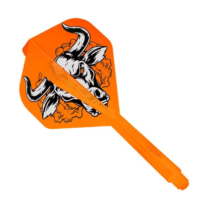 Billaresbalsalobre Plumas Condor Axe Standard Aussie Bull Naranja S 21.5m 3 Uds.