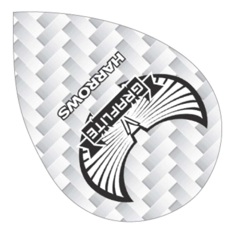 Billaresbalsalobre Plumas Harrows Graflite Oval Plata 7012 - Imagen 2