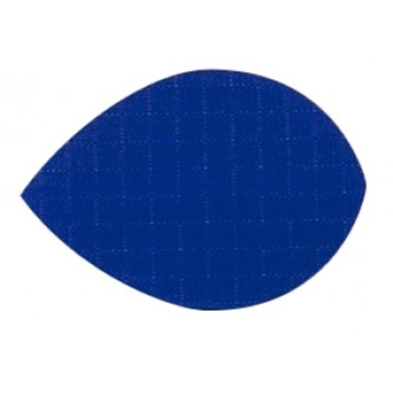 Billaresbalsalobre Plumas Tela Oval Azul Oscuro - Imagen 2