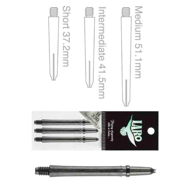 Billaresbalsalobre Cañas L-Style Laro Shaft Locked Straight Negra H190 32mm - Imagen 3