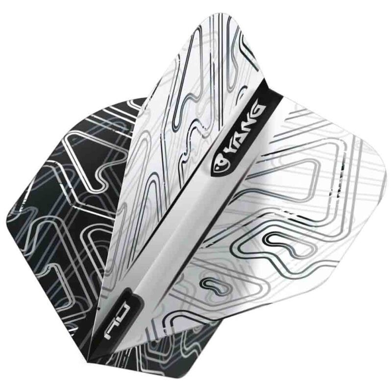 Billaresbalsalobre Plumas Flights Red Dragon Yin Yang 1 sets 6 plumas  X0858 - Imagen 2