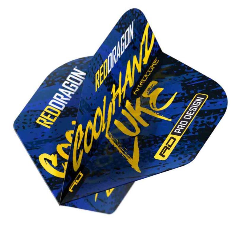 Billaresbalsalobre Plumas Flights Red Dragon Luke Humphries Signature Blue H/core  F6864 - Imagen 2