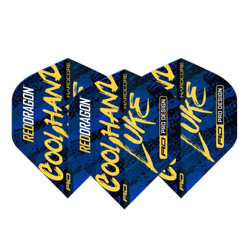 Billaresbalsalobre Plumas Flights Red Dragon Luke Humphries Signature Blue H/core  F6864 - Imagen 3