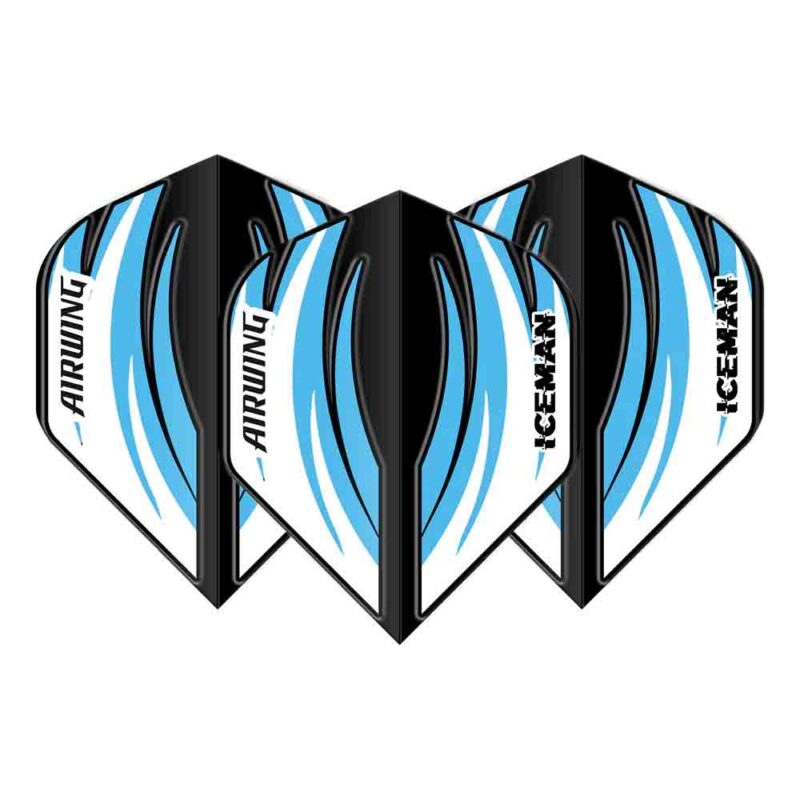 Billaresbalsalobre Plumas Red Dragon Airwing Gerwyn Price Negro Azul Standard F6907 - Imagen 2