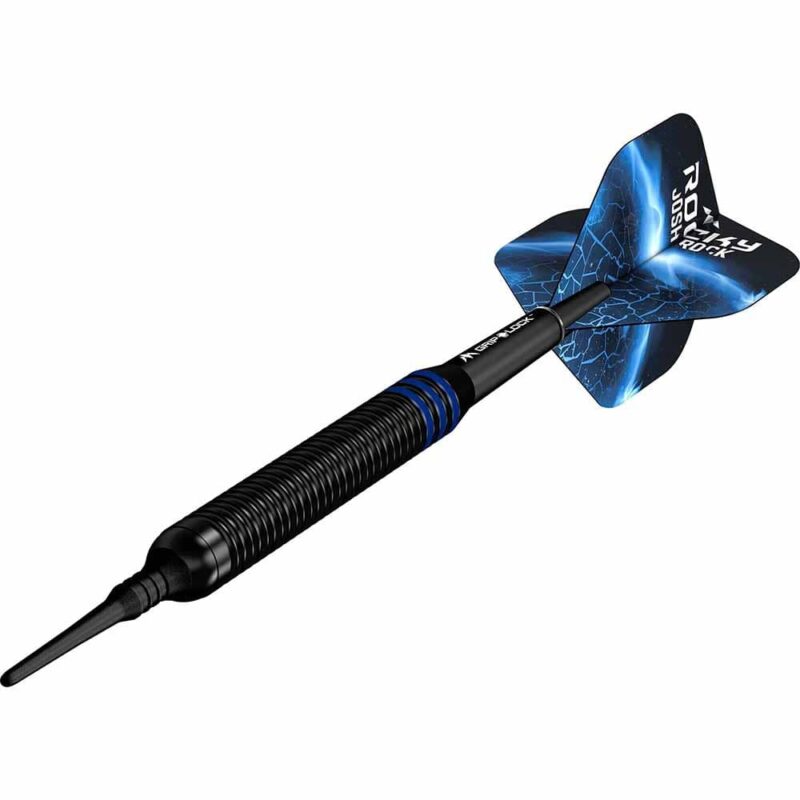 Billaresbalsalobre Dardos Mission Rocky Josh Rock Negro Azul Brass18g  D1684-MI001413 - Imagen 2