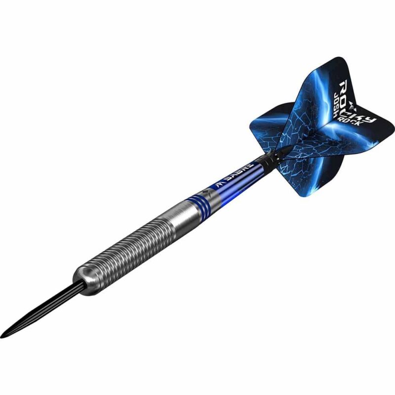 Billaresbalsalobre Dardos Mission Josh Rock The Rock Plata Azul 80% 23g D1680-M001409 - Imagen 2