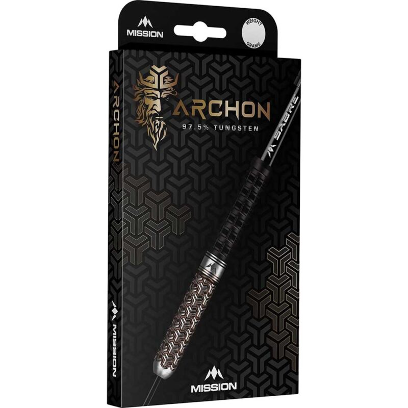 Billaresbalsalobre Dardos Mission Archon Steel PVD Negro Bronce 97.5% 26gr D1643-MI001315 - Imagen 4