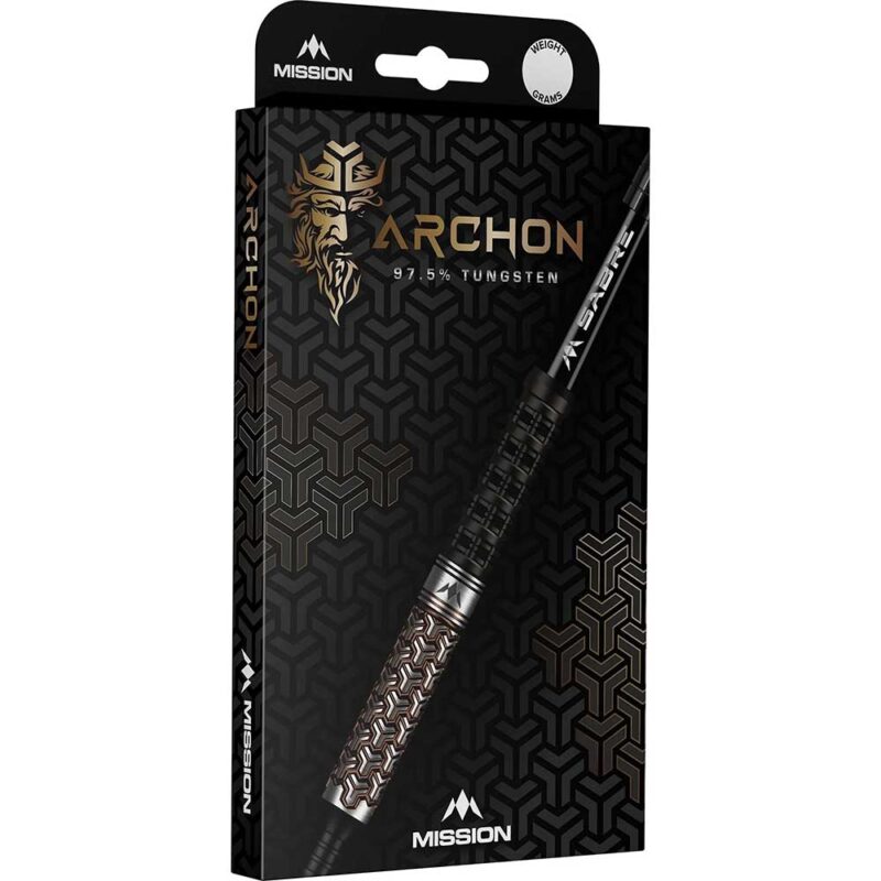 Billaresbalsalobre Dardos Mission Archon Steel PVD Negro Bronce 97.5% 18gr D1644 - Imagen 4