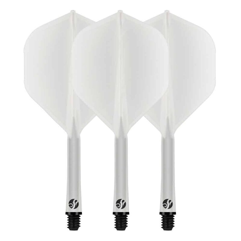 Billaresbalsalobre Plumas Shot Darts Deck System Transparente  Mediana 68.2 50315