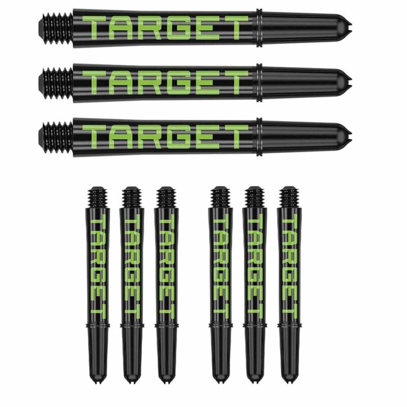 Billaresbalsalobre Cañas Target Pro Grip Shaft Short 3 sets Black Green (34mm) 380312 - Imagen 3