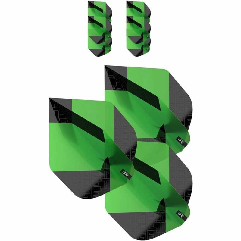 Billaresbalsalobre Plumas Target Tag Black Green (3 Sets) No2 337740 - Imagen 3