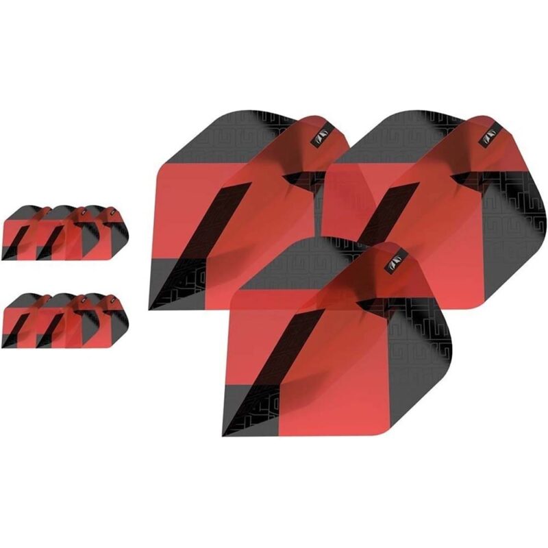 Billaresbalsalobre Plumas Target Tag Black Red (3 Sets) No2 337830